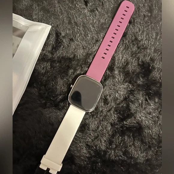 Amazfit Watch with set of 8 watch bands + original band + charger